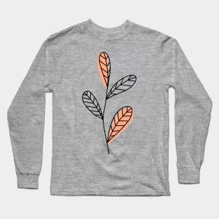 Simple cute leaf 12 Long Sleeve T-Shirt